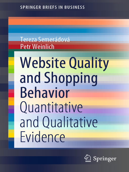 Title details for Website Quality and Shopping Behavior by Tereza Semerádová - Available